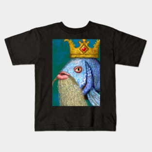 Fish with a Crown Kids T-Shirt